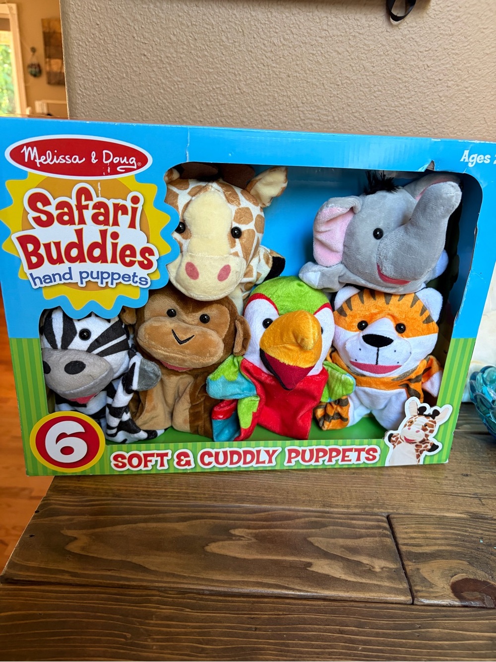 Melissa & Doug Safari Buddies Puppets lot of 6